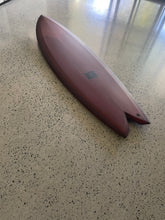 Load image into Gallery viewer, SJS Custom 5'10 Hip Fish performance surfboard handcrafted by Scotty James on the Gold Coast, Australia – tail detail
