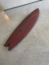 Load image into Gallery viewer, SJS Custom 5'10 Hip Fish performance surfboard handcrafted by Scotty James on the Gold Coast, Australia – rail detail
